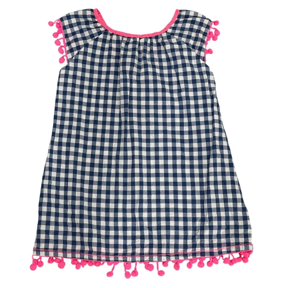 EGG NY Toddler Girls Navy Check Dress Size 3